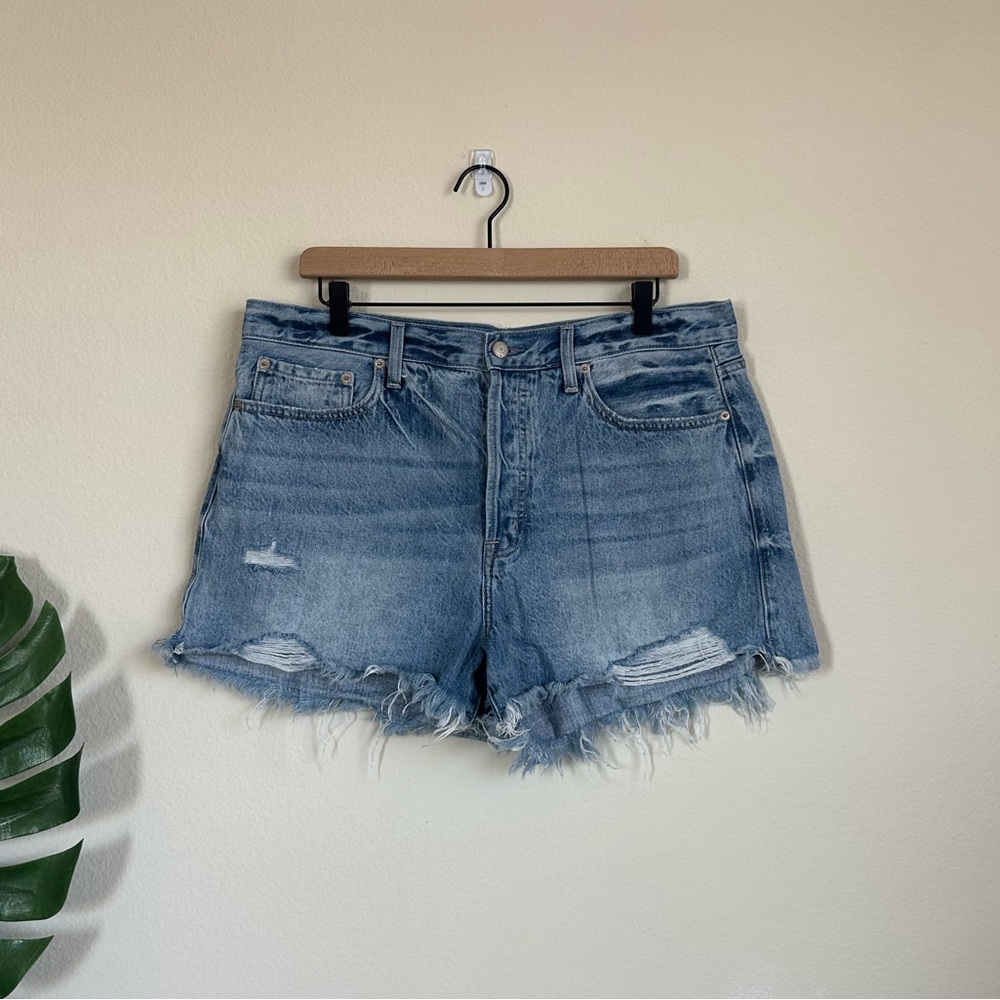 Pistola Distressed Cutoff Denim Shorts